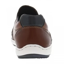Mocassins à Soufflets élastiqués RIEKER® En Cuir Marron -Passons à la mode masculine ! 113170 19519ch mocassins a soufflets elastiques rieker en cuir marron 04 600x600
