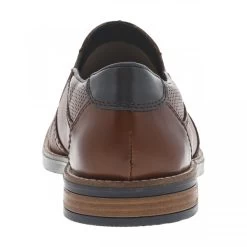 Derbies à Soufflets élastiqués Et Talon Plat RIEKER® En Cuir Marron -Passons à la mode masculine ! 113171 19520ch derbies a soufflets elastiques et talon plat rieker en cuir marron 04 600x600