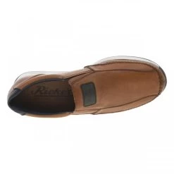 Mocassins RIEKER® Marron à Soufflets élastiqués -Passons à la mode masculine ! 113223 19580ch mocassins rieker marron a soufflets elastiques 05 600x600