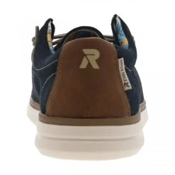 Baskets Basses Rieker® R- Evolution En Cuir Bleu Marine -Passons à la mode masculine ! 113297 19657ch baskets basses rieker r evolution en cuir bleu marine 04 600x600
