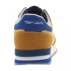 Baskets Basses Teddy Smith En Textile Moutarde Rembourré à Semelle Running -Passons à la mode masculine ! 113383 19752ch baskets basses teddy smith en textile moutarde rembourre a semelle running 04 600x600