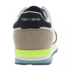 Basket Basse Teddy Smith En Textile Gris Et Beige Rembourré à Semelle Running -Passons à la mode masculine ! 113386 19755ch basket basse teddy smith en textile gris et beige rembourre a semelle running 04 600x600