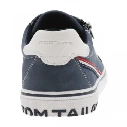 Baskets Basses Tom Tailor Bleu Marine à Semelle Vulcanisée à Zip Latéral -Passons à la mode masculine ! 113418 19794ch baskets basses tom tailor bleu marine a semelle vulcanisee a zip lateral 04 600x600