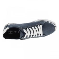 Baskets Basses Tom Tailor Bleu Marine à Semelle Vulcanisée à Zip Latéral -Passons à la mode masculine ! 113418 19794ch baskets basses tom tailor bleu marine a semelle vulcanisee a zip lateral 05 600x600