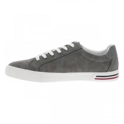 Baskets Basses Tom Tailor En Simili Nubuck Gris à Semelle Vulcanisée -Passons à la mode masculine ! 113419 19795ch baskets basses tom tailor en simili nubuck gris a semelle vulcanisee 03 600x600