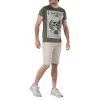 T-shirt Col Rond Deeluxe En Coton Avec Manches Courtes Vert Kaki Imprimé -Passons à la mode masculine ! 113741 147136vt t shirt col rond deeluxe en coton avec manches courtes vert kaki imprime 02 600x600