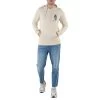 Sweat à Capuche Deeluxe En Coton Avec Manches Longues Beige -Passons à la mode masculine ! 113755 147122vt sweat a capuche deeluxe en coton avec manches longues beige 02 600x600
