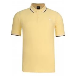 Polo Avec Manches Courtes Et Col Boutonné Kaporal Jaune