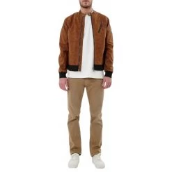 Veste Perfecto Avec Manches Longues Et Col Boutonné Kaporal Camel
