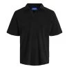 Polo Avec Manches Courtes Et Col V Fendu Jack & Jones Coton Mélangé Noir -Passons à la mode masculine ! 113919 146845vt polo avec manches courtes et col v fendu jack et jones coton melange noir 01 600x600