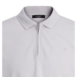 Polo Jack & Jones Avec Manches Courtes Et Col Zippé Beige -Passons à la mode masculine ! 113924 146840vt polo avec manches courtes et col zippe jack et jones beige 03 600x600