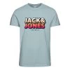 T-shirt Avec Manches Courtes Et Col Rond Jack & Jones Coton Ciel
