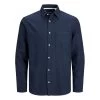 Chemise Avec Manches Longues Et Col Français Jack & Jones Marine