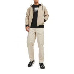 Blouson Avec Manches Longues Et Col à Capuche Jack & Jones Beige -Passons à la mode masculine ! 113971 146773vt blouson avec manches longues et col a capuche jack et jones beige 03 600x600