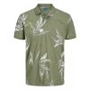 Polo Avec Manches Courtes Et Col Boutonné Jack & Jones Coton Olive Fleuri -Passons à la mode masculine ! 113976 146768vt polo avec manches courtes et col boutonne jack et jones coton olive fleuri 01 600x600
