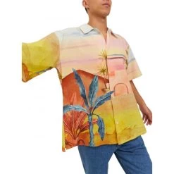 Chemise Avec Manches Courtes Et Col Français Jack & Jones Coton Multicolore -Passons à la mode masculine ! 113980 146764vt chemise avec manches courtes et col francais jack et jones coton multicolore 03 600x600