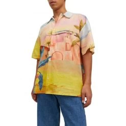 Chemise Avec Manches Courtes Et Col Français Jack & Jones Coton Multicolore -Passons à la mode masculine ! 113980 146764vt chemise avec manches courtes et col francais jack et jones coton multicolore 06 600x600