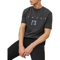 T-shirt Avec Manches Courtes Et Col Rond Jack & Jones Coton Noir -Passons à la mode masculine ! 113988 146756vt t shirt avec manches courtes et col rond jack et jones coton noir 04 600x600