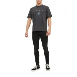 T-shirt Avec Manches Courtes Et Col Rond Jack & Jones Coton Noir -Passons à la mode masculine ! 113988 146756vt t shirt avec manches courtes et col rond jack et jones coton noir 05 600x600