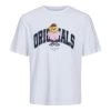 T-shirt Avec Manches Courtes Et Col Rond Jack & Jones Coton Blanc -Passons à la mode masculine ! 114012 146732vt t shirt avec manches courtes et col rond jack et jones coton blanc 01 600x600
