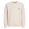 Sweat Avec Manches Longues Et Col Rond Jack & Jones Beige -Passons à la mode masculine ! 114023 146721vt sweat avec manches longues et col rond jack et jones beige 01 600x600