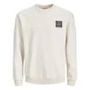 Sweat Avec Manches Longues Et Col Rond Jack & Jones Blanc -Passons à la mode masculine ! 114029 146715vt sweat avec manches longues et col rond jack et jones blanc 01 600x600