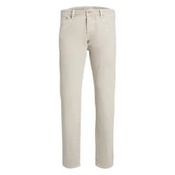 Jean Jack & Jones Chris Coton Mélangé Beige