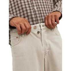 Jean Jack & Jones Chris Coton Mélangé Beige -Passons à la mode masculine ! 114084 146660vt jean jack et jones chris coton melange beige 05 600x600