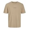 T-shirt Avec Manches Courtes Et Col Rond Jack & Jones Coton Beige -Passons à la mode masculine ! 114088 146656vt t shirt avec manches courtes et col rond jack et jones coton beige 01 600x600