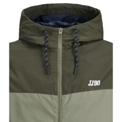 Blouson Avec Manches Longues Et Col à Capuche Jack & Jones Kaki -Passons à la mode masculine ! 114094 146650vt blouson avec manches longues et col a capuche jack et jones kaki 03 600x600