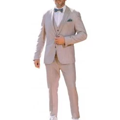 Veste Blazer Avec Manches Longues Et Col Cubain Hafnium Rose