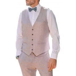 Devant -Passons à la mode masculine ! 114288 147839vt veste blazer avec manches longues et col cubain hafnium rose 02 600x600