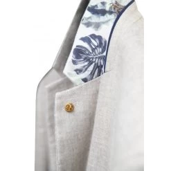 Blazer Avec Manches Longues Et Col Cubain Hafnium Beige -Passons à la mode masculine ! 114289 147838vt blazer avec manches longues et col cubain hafnium beige 03 600x600