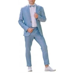 Blazer Avec Manches Longues Et Col Cubain Hafnium Bleu