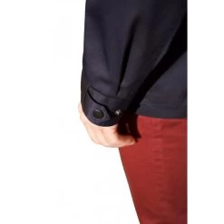 Parka Avec Manches Longues Et Col Montant Hafnium Marine -Passons à la mode masculine ! 114295 147832vt parka avec manches longues et col montant hafnium marine 04 600x600