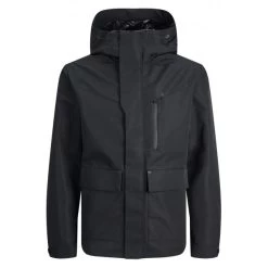JACK&JONES Premium Parka Premium Avec Manches Longues Et Col Montant à Capuche Noir