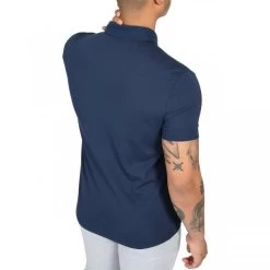 Le Coq Sportif Polo Coq Sportif Coton Avec Manches Courtes Et Col Boutonné Marine -Passons à la mode masculine ! 114463 148355vt polo avec manches courtes et col boutonne coq sportif marine 05 600x600