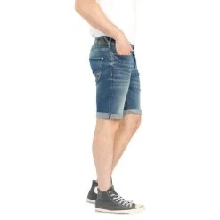 Short Le Temps Des Cerises Coton Indigo -Passons à la mode masculine ! 114660 148096vt short le temps des cerises coton indigo 05 600x600