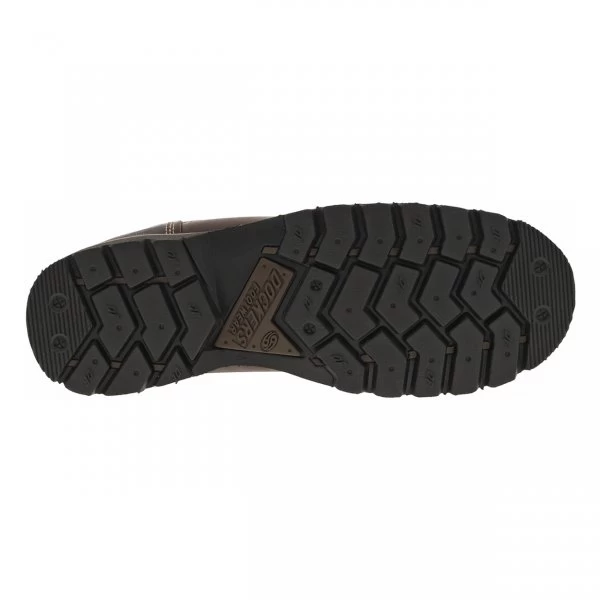 Bottines Fourrées Dockers, En Cuir Nubuck Marron, Talon Décroché Bas 8 Bottines Fourrées Dockers, En Cuir Nubuck Marron, Talon Décroché Bas – Image 6