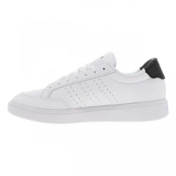 Baskets Basses Adidas En Simili Cuir Blanc à Semelle Vulcanisée Et Lacets Plats -Passons à la mode masculine ! 115391 18482ch baskets basses tennis adidas blanches a semelle plate vulcanisee et a lacets plats 03 600x600
