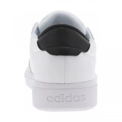 Baskets Basses Adidas En Simili Cuir Blanc à Semelle Vulcanisée Et Lacets Plats -Passons à la mode masculine ! 115391 18482ch baskets basses tennis adidas blanches a semelle plate vulcanisee et a lacets plats 04 600x600