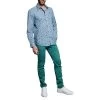 Chemise Avec Manches Longues Et Col Français Delahaye Coton Bleu Fleuri -Passons à la mode masculine ! 115410 150057vt chemise avec manches longues et col francais delahaye coton bleu fleuri 02 600x600