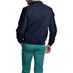 Blouson Avec Manches Longues Et Col Teddy Delahaye Marine -Passons à la mode masculine ! 115428 150039vt blouson avec manches longues et col teddy delahaye marine 03 600x600