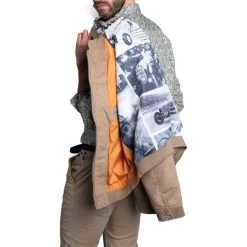 Blouson Avec Manches Longues Et Col Montant Delahaye Sable -Passons à la mode masculine ! 115434 150032vt blouson avec manches longues et col montant delahaye sable 04 600x600