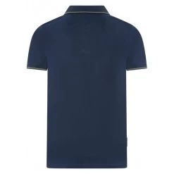 Polo Avec Manches Courtes Et Col Boutonné Sea Barrier Coton Marine -Passons à la mode masculine ! 115457 149943vt polo avec manches courtes et col boutonne sea barrier coton marine 02 600x600