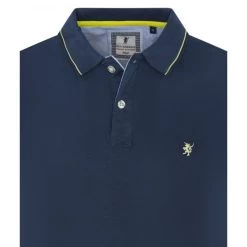 Polo Avec Manches Courtes Et Col Boutonné Sea Barrier Coton Marine -Passons à la mode masculine ! 115457 149943vt polo avec manches courtes et col boutonne sea barrier coton marine 03 600x600