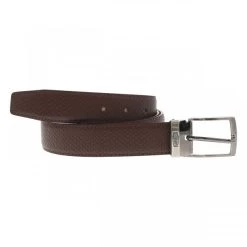 Ceinture Delahaye Cuir De Vache Marron
