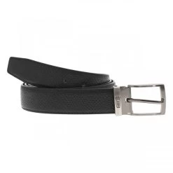 Ceinture Delahaye Cuir De Vache Noir