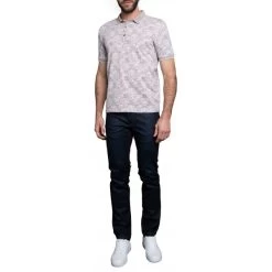 Polo Avec Manches Courtes Et Col Polo Delahaye Beige