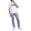 T-shirt Avec Manches Courtes Et Col Rond Delahaye Coton Blanc -Passons à la mode masculine ! 115589 150079vt t shirt avec manches courtes et col rond delahaye coton blanc 02 600x600